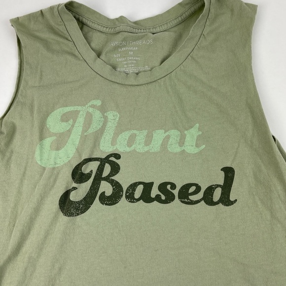 Grayson Threads Sleepwear Tank Top Womens Medium Green - Picture 3 of 7